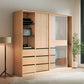 Engineered Wood Wardrobe Armoire with Drawer Modern Wardrobe Closet