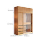 Engineered Wood Wardrobe Armoire with Drawer Modern Wardrobe Closet
