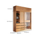 Engineered Wood Wardrobe Armoire with Drawer Modern Wardrobe Closet