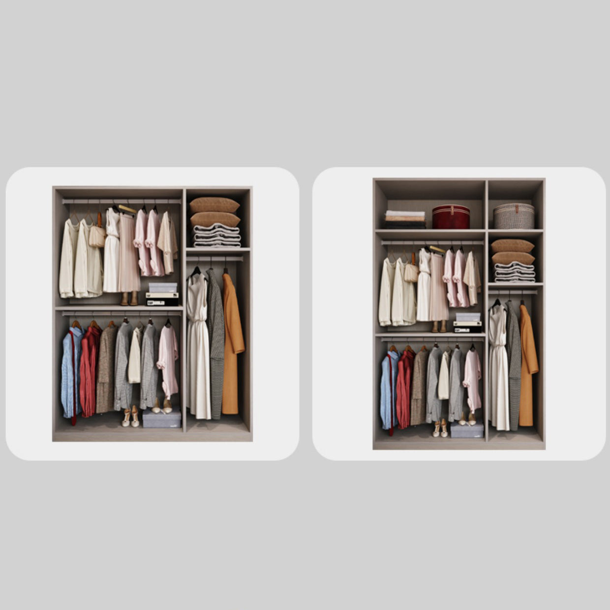 Moderno armadio del guardaroba in legno armatending mobile a porte chiuse morbide