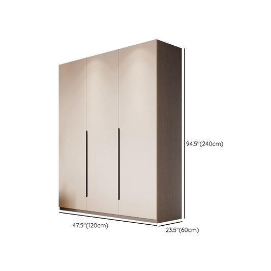 Modern Wood Wardrobe Armoire Freestanding Soft Close Doors Wardrobe Cabinet