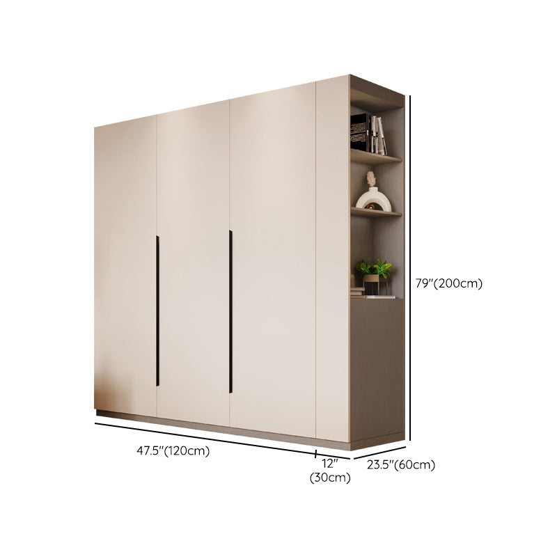 Moderno armadio del guardaroba in legno armatending mobile a porte chiuse morbide