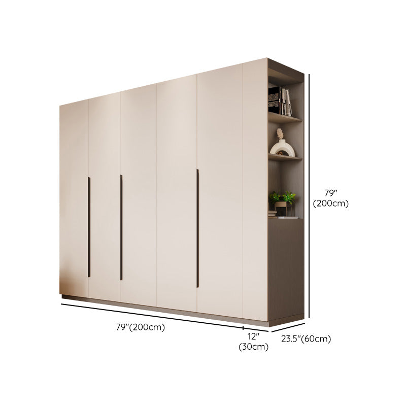 Moderno armadio del guardaroba in legno armatending mobile a porte chiuse morbide
