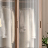 Armadio a legno massiccio contemporaneo 2 porte scorrevoli scivolate con il cassetto