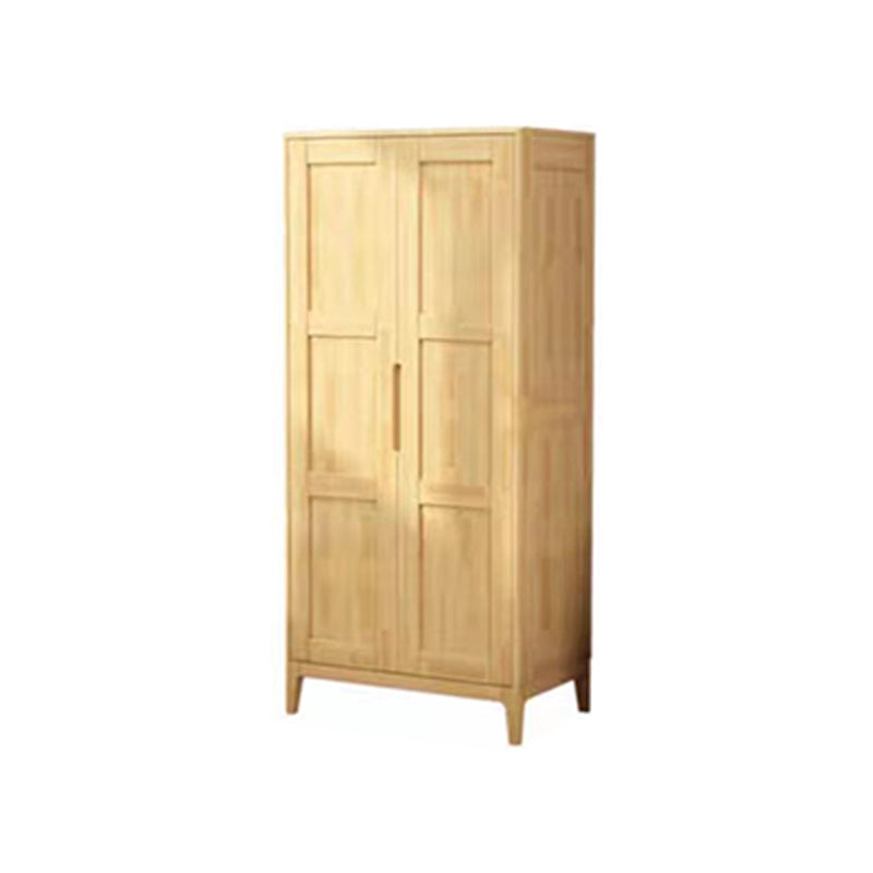 Rubberwood Bedroom Storage Cabinet Traditional Matte Finish Cabinet Natural 2 Clearhalo 'Armoires & Wardrobes' 'armoires_wardrobes' 'Bedroom Furniture' 'furn' 'furn_armoires_wardrobes' 'Furniture' 6870642