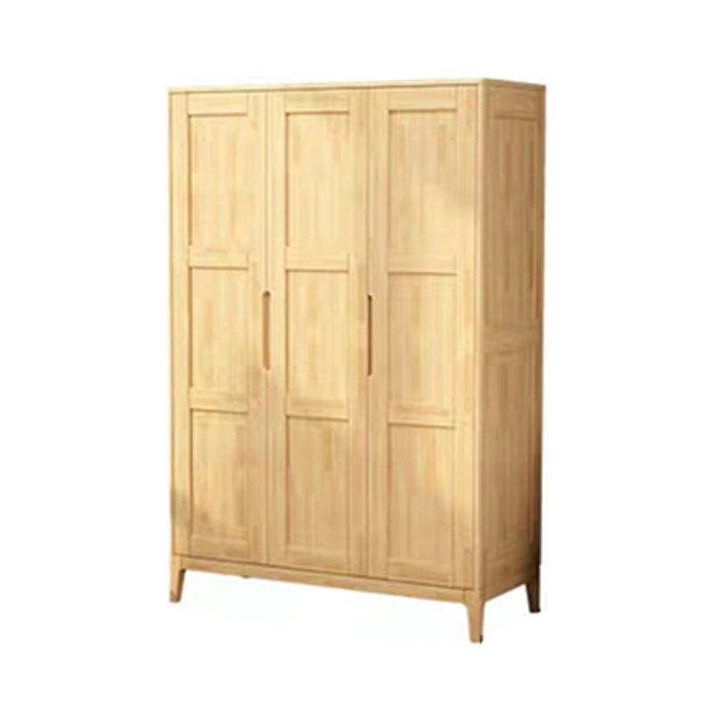 Rubberwood Bedroom Storage Cabinet Traditional Matte Finish Cabinet Natural 3 Clearhalo 'Armoires & Wardrobes' 'armoires_wardrobes' 'Bedroom Furniture' 'furn' 'furn_armoires_wardrobes' 'Furniture' 6870643