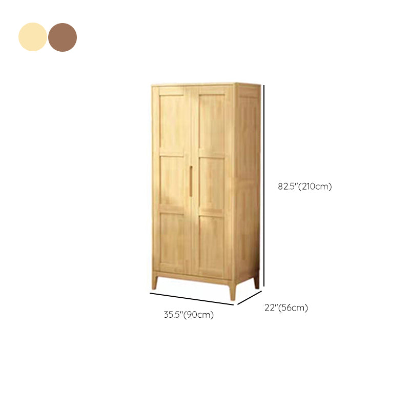 Rubberwood Bedroom Storage Cabinet Traditional Matte Finish Cabinet Clearhalo 'Armoires & Wardrobes' 'armoires_wardrobes' 'Bedroom Furniture' 'furn' 'furn_armoires_wardrobes' 'Furniture' 6870654