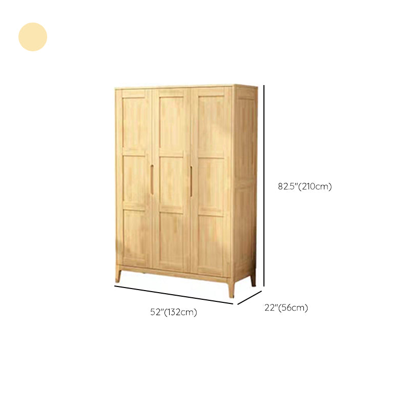 Rubberwood Bedroom Storage Cabinet Traditional Matte Finish Cabinet Clearhalo 'Armoires & Wardrobes' 'armoires_wardrobes' 'Bedroom Furniture' 'furn' 'furn_armoires_wardrobes' 'Furniture' 6870655