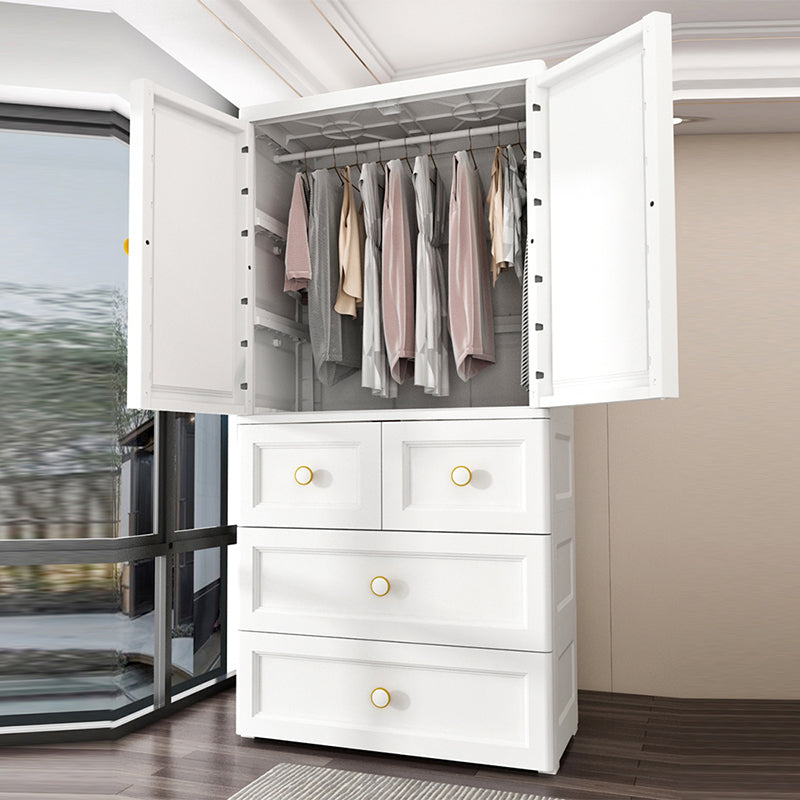 Mobile per camera da letto in plastica opaca mobile a card a cerniera contemporanea