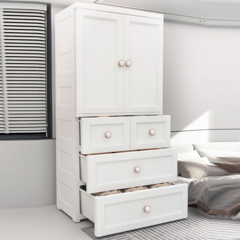 Mobile per camera da letto in plastica opaca mobile a card a cerniera contemporanea