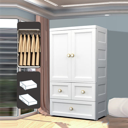 Mobile per camera da letto in plastica opaca mobile a card a cerniera contemporanea