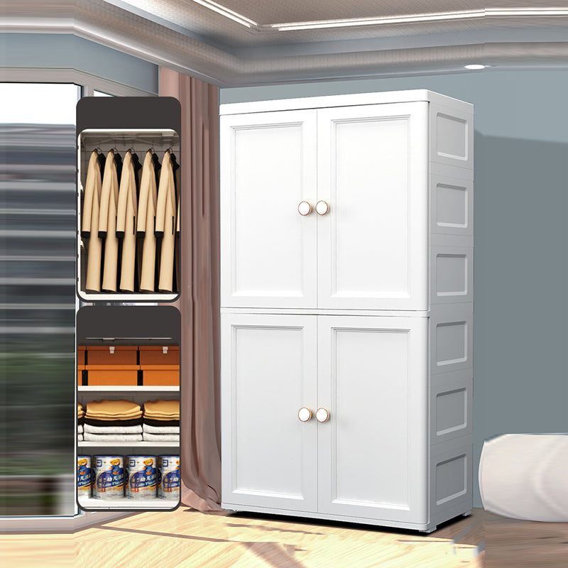 Mobile per camera da letto in plastica opaca mobile a card a cerniera contemporanea