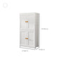 Bedroom Plastic Cabinet with Hinged Doors Matte Finish Modern Storage Cabinet