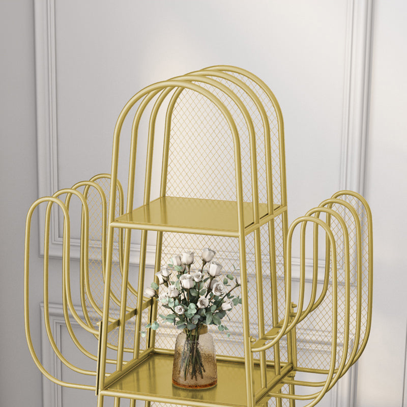 オープンストレージアクセントテーブルナイトスタンドアンティークフィニッシュグラムベッドナイトスタンド