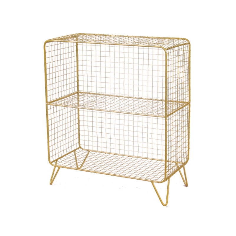 Glamakzent Tisch Nachttisch antikes Finish -Bett Nachttisch mit Regalen