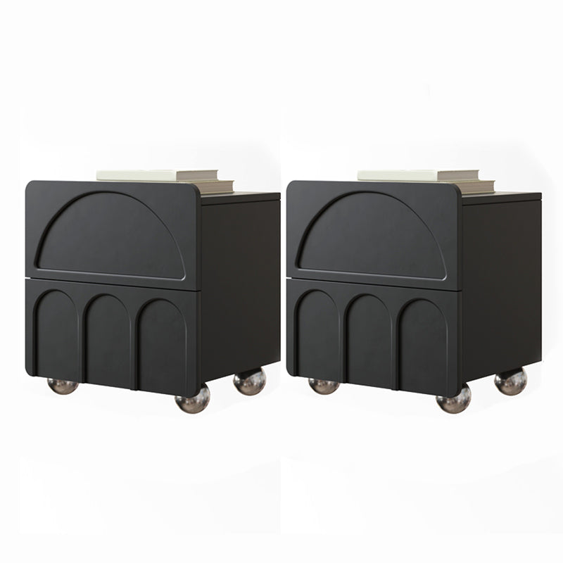 2 laden accenttafel nachtkastje antiek afwerking bed nachtkastje