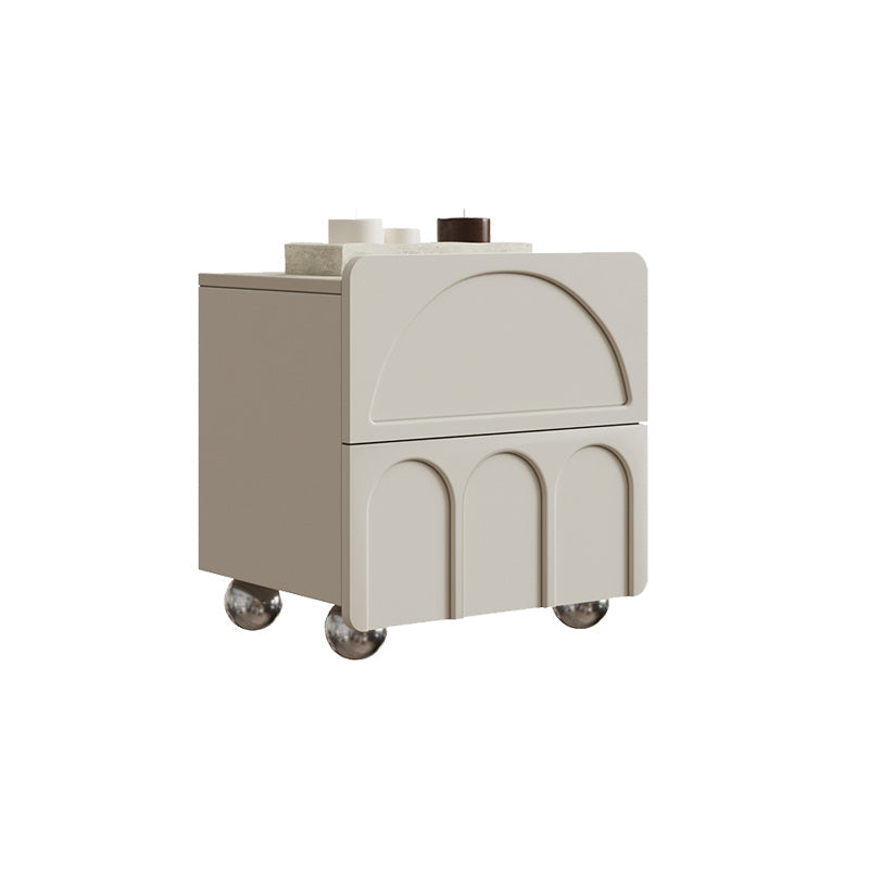 2 laden accenttafel nachtkastje antiek afwerking bed nachtkastje