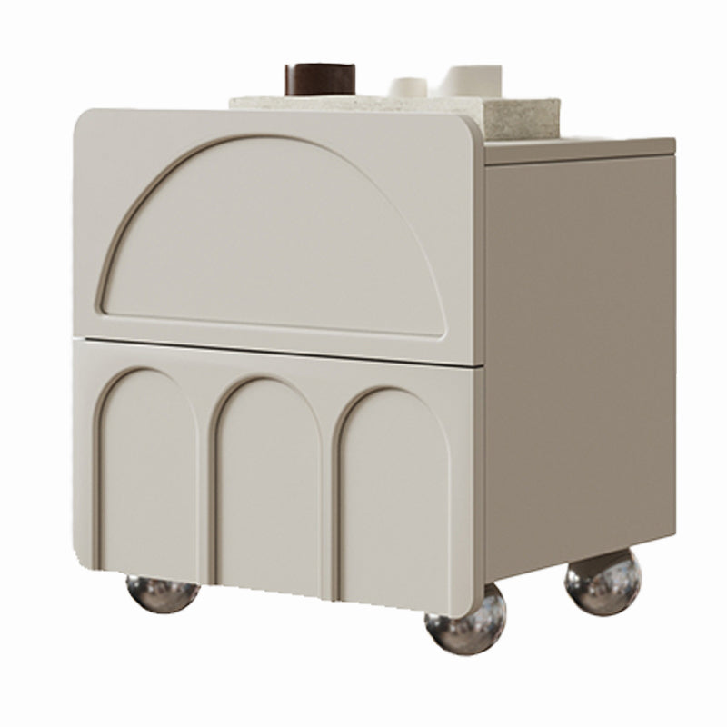 2 laden accenttafel nachtkastje antiek afwerking bed nachtkastje