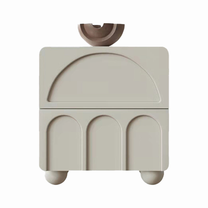 2 laden accenttafel nachtkastje antiek afwerking bed nachtkastje