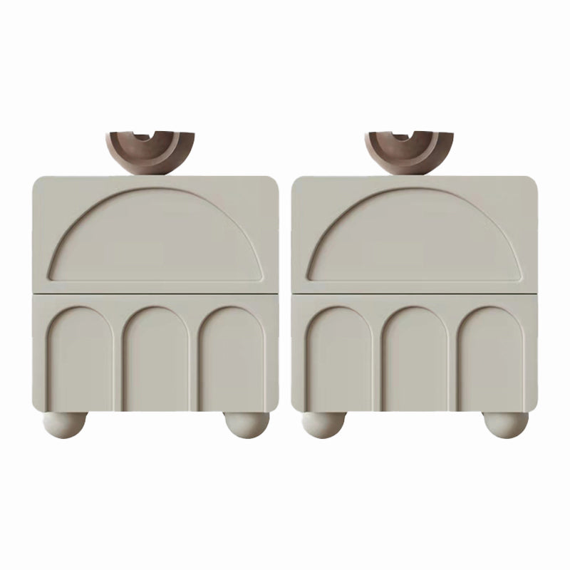 2 laden accenttafel nachtkastje antiek afwerking bed nachtkastje