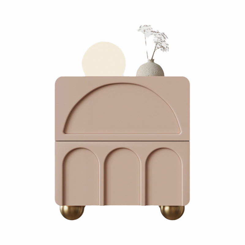 2 laden accenttafel nachtkastje antiek afwerking bed nachtkastje