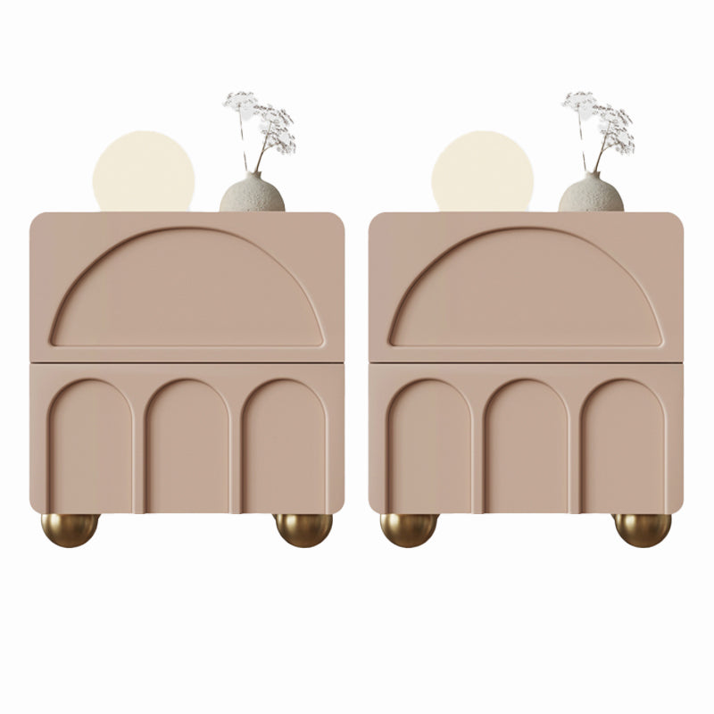 2 laden accenttafel nachtkastje antiek afwerking bed nachtkastje