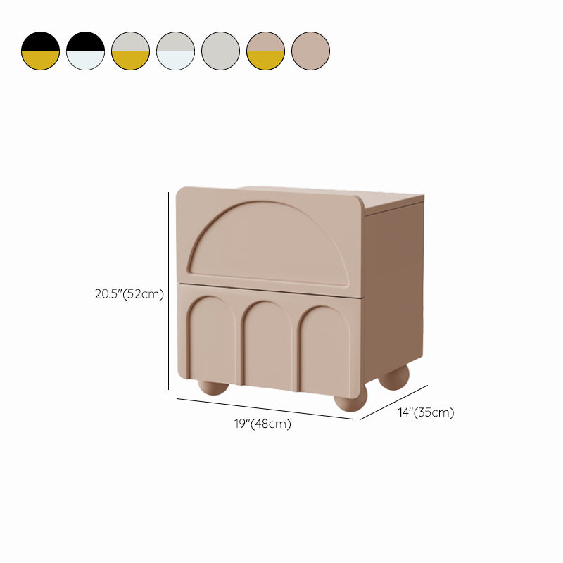 2 laden accenttafel nachtkastje antiek afwerking bed nachtkastje