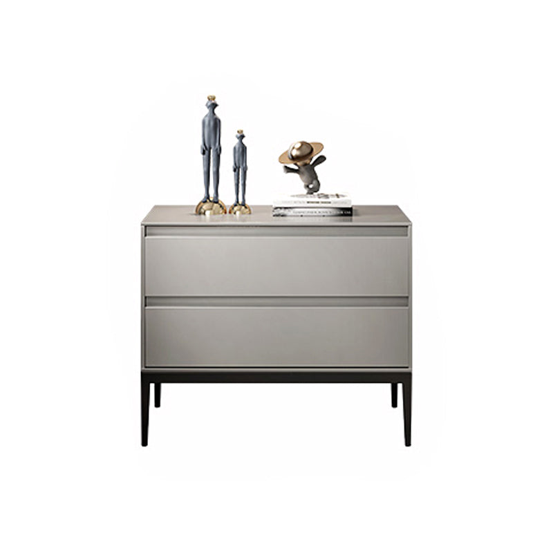 2つの引き出しアクセントテーブルナイトスタンドアンティークフィニッシュモダンベッドナイトスタンド