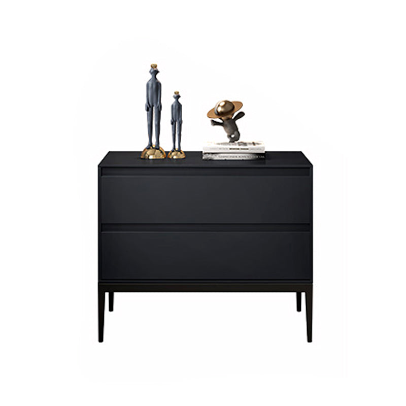 2つの引き出しアクセントテーブルナイトスタンドアンティークフィニッシュモダンベッドナイトスタンド