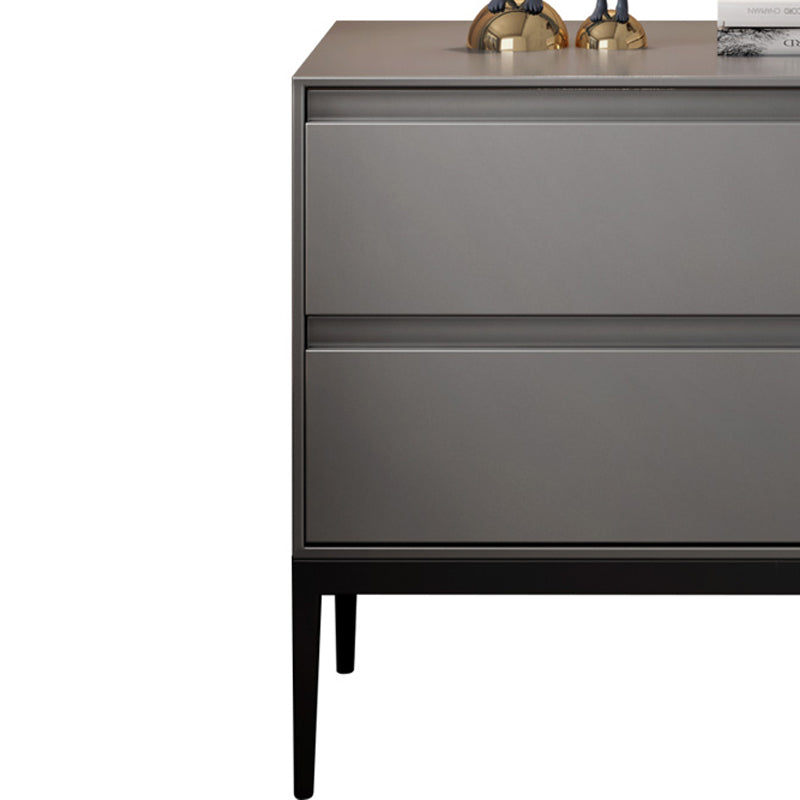 2つの引き出しアクセントテーブルナイトスタンドアンティークフィニッシュモダンベッドナイトスタンド