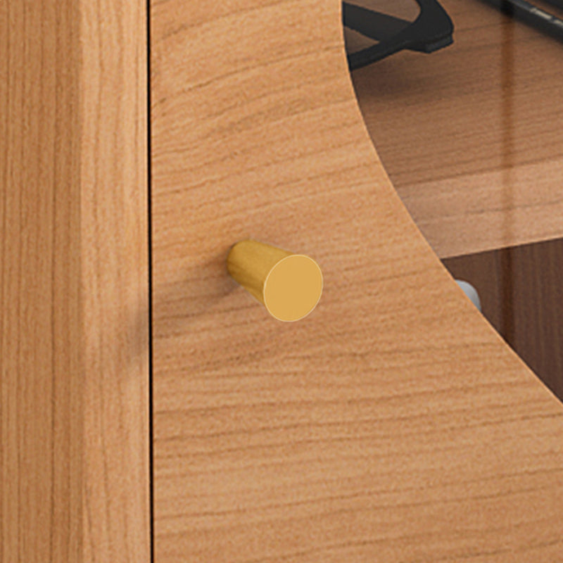 コンテンポラリーウッドベッドサイドキャビネットアンティークフィニッシュベッドナイトスタンド