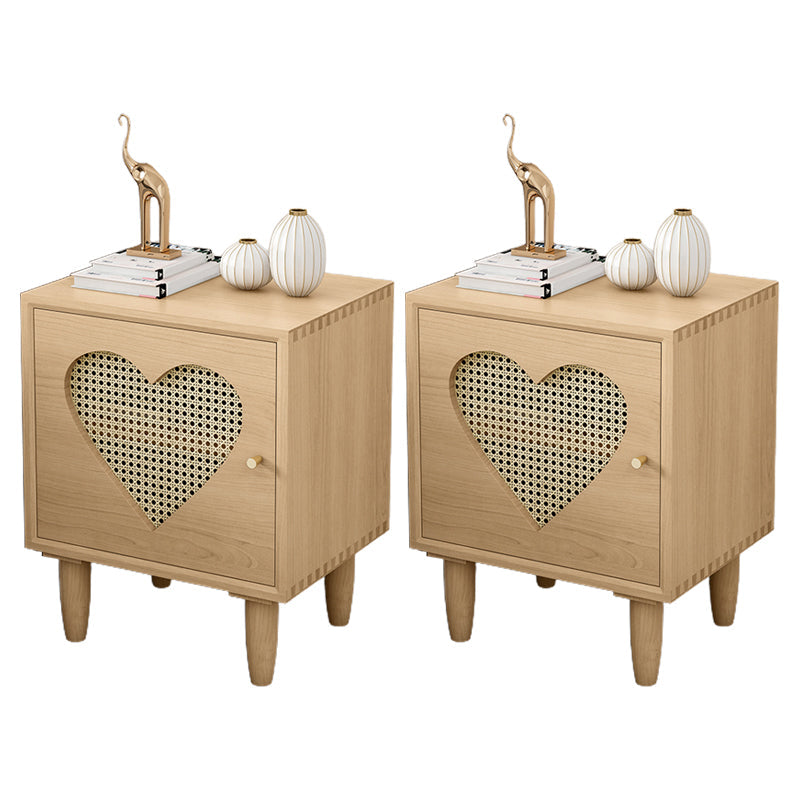 コンテンポラリーウッドベッドサイドキャビネットアンティークフィニッシュベッドナイトスタンド