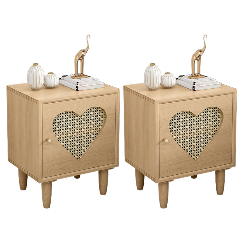 コンテンポラリーウッドベッドサイドキャビネットアンティークフィニッシュベッドナイトスタンド