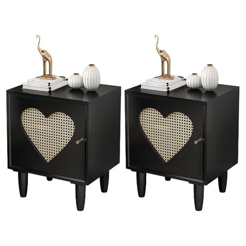 コンテンポラリーウッドベッドサイドキャビネットアンティークフィニッシュベッドナイトスタンド