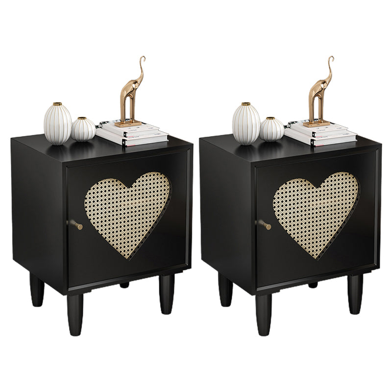 コンテンポラリーウッドベッドサイドキャビネットアンティークフィニッシュベッドナイトスタンド