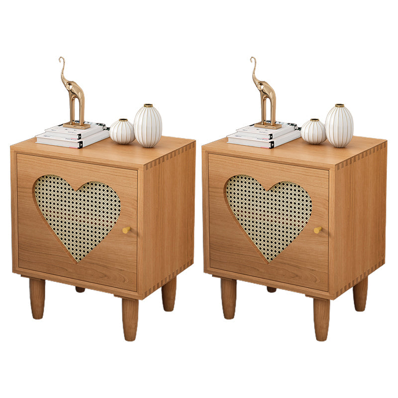 コンテンポラリーウッドベッドサイドキャビネットアンティークフィニッシュベッドナイトスタンド