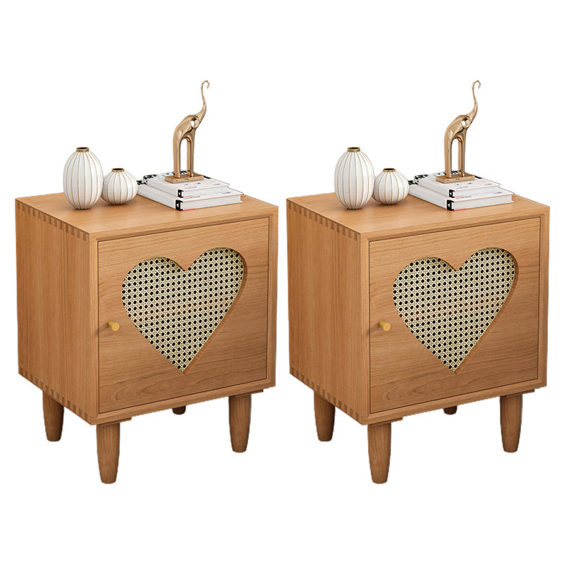 コンテンポラリーウッドベッドサイドキャビネットアンティークフィニッシュベッドナイトスタンド