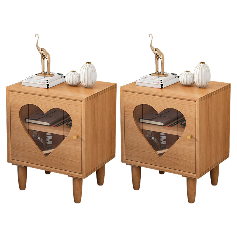 コンテンポラリーウッドベッドサイドキャビネットアンティークフィニッシュベッドナイトスタンド