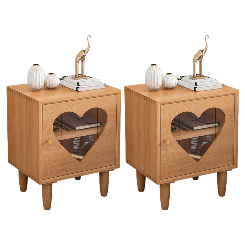 コンテンポラリーウッドベッドサイドキャビネットアンティークフィニッシュベッドナイトスタンド