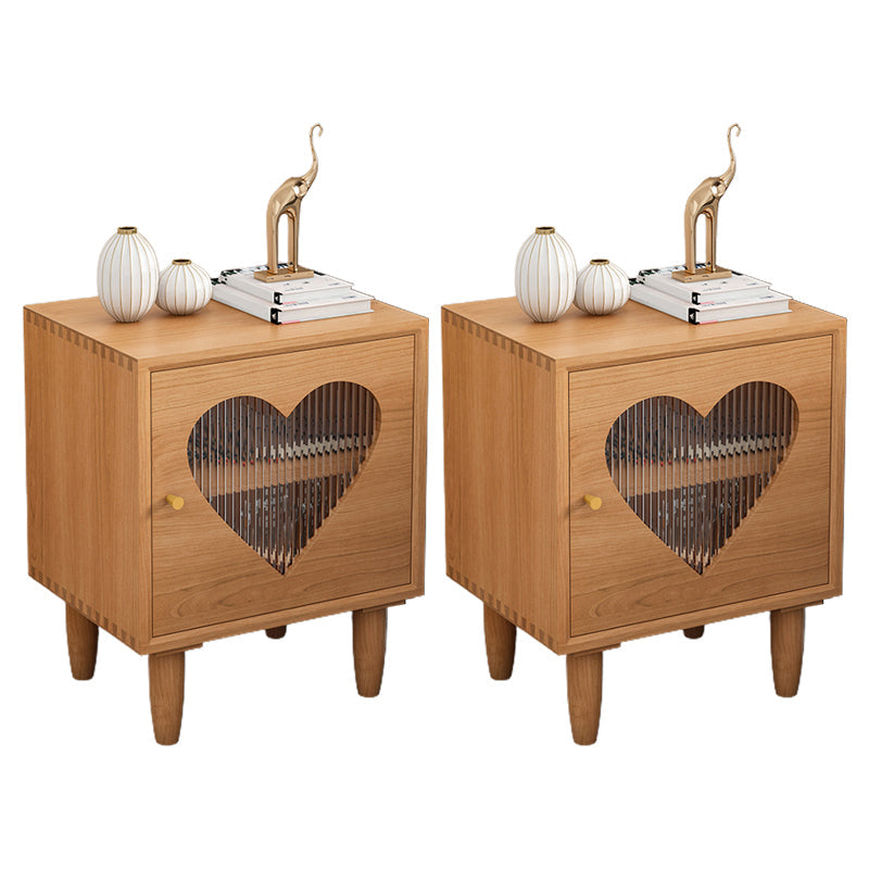 コンテンポラリーウッドベッドサイドキャビネットアンティークフィニッシュベッドナイトスタンド