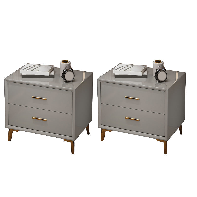 Glamakzent Tisch Nachttisch Schubladen Aufbewahrungsbett Nachttisch mit Beinen