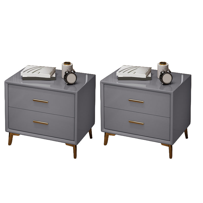 Glamakzent Tisch Nachttisch Schubladen Aufbewahrungsbett Nachttisch mit Beinen