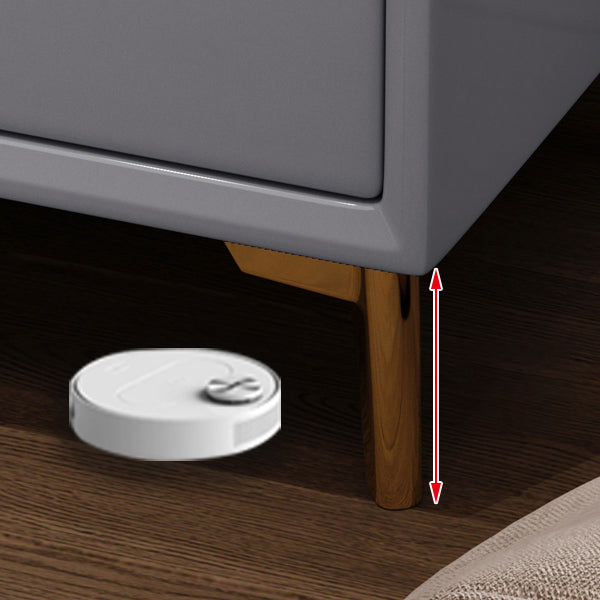 Glamakzent Tisch Nachttisch Schubladen Aufbewahrungsbett Nachttisch mit Beinen