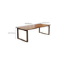 Rectangular Shaped Office Conference Tables Wood Writing Desk in Brown Clearhalo 'furn' 'furn_office_desk' 'Furniture' 'Office Desks' 'Office Furniture' 'office_desk' 6873743