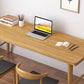 Moderna scrivania per ufficio rettangolo in legno massiccio 29.53 "scrivania naturale alta