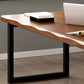 Industrial Writing Desk Solid Wood Sled Base Office Desk , 29.53-inch Tall Clearhalo 'furn' 'furn_office_desk' 'Furniture' 'Office Desks' 'Office Furniture' 'office_desk' 6874482