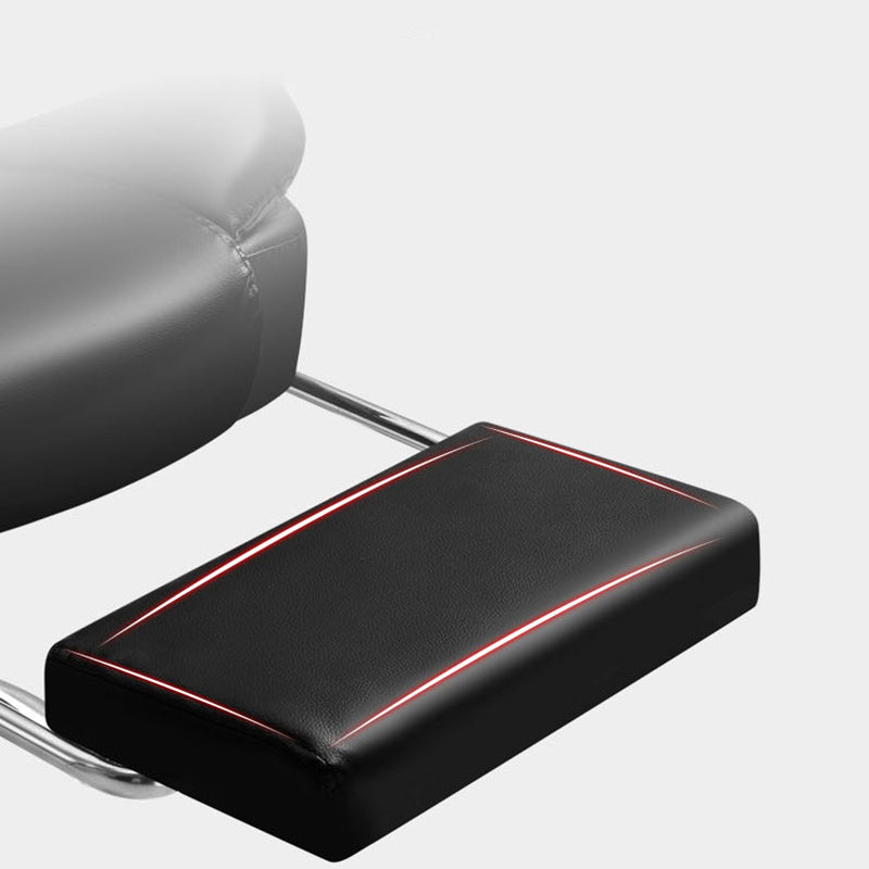 Modern Swivel Chair Adjustable Seat Height Faux Leather Office Chair with Wheels Clearhalo 'furn' 'furn_office_chair' 'Furniture' 'Office Chairs' 'Office Furniture' 'office_chair' 6875871