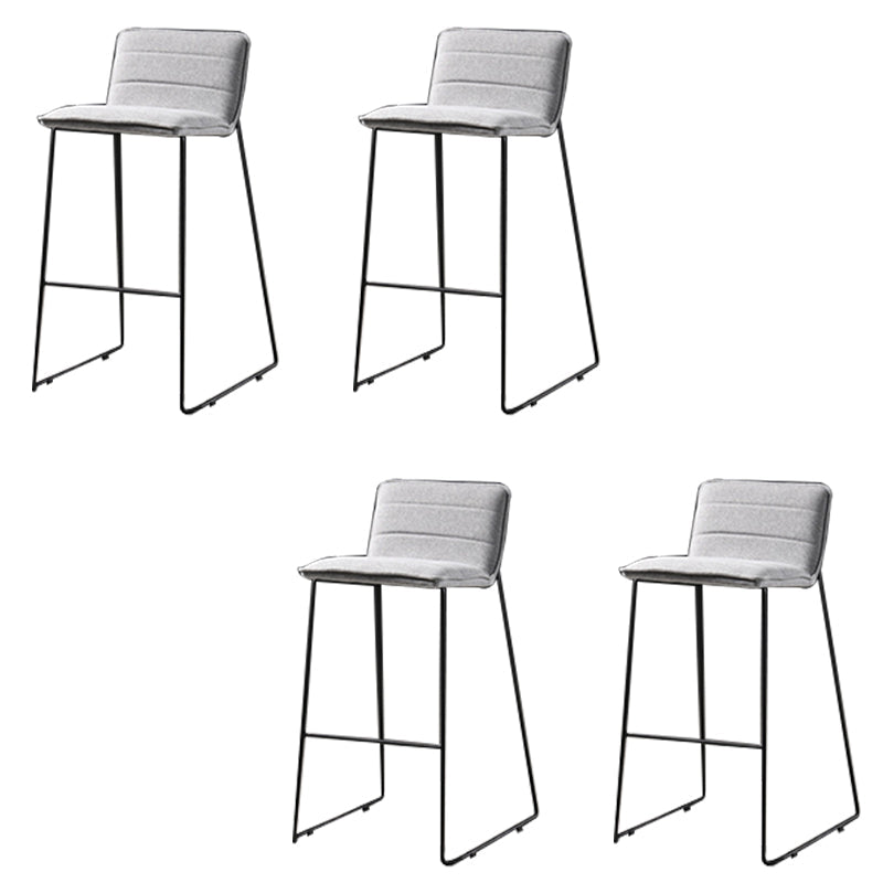 Sedile quadrata in stile moderno sgabello da bar in pelle da bar con gambe metalliche per casa