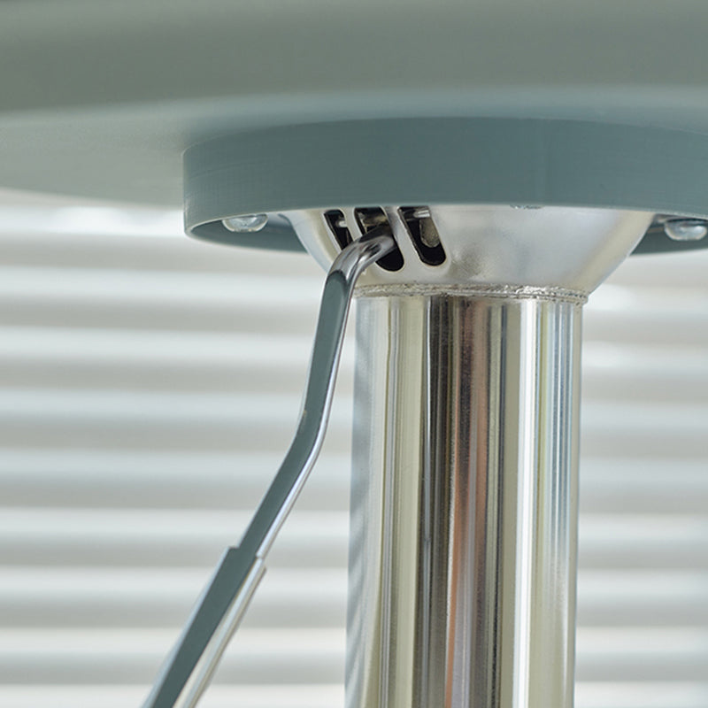 Industrial Style Armless Counter Stool Adjustable Height Bar Stool with Metal Base Clearhalo 'Bar Furniture' 'Bar Stools' 'bar_stools' 'furn' 'furn_bar_stools' 'Furniture' 'Kitchen & Dining Furniture' 6877794