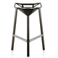 Industrial Style Metal Barstool Low Back Counter Bar Stool for Kitchen Clearhalo 'Bar Furniture' 'Bar Stools' 'bar_stools' 'furn' 'furn_bar_stools' 'Furniture' 'Kitchen & Dining Furniture' 6877893